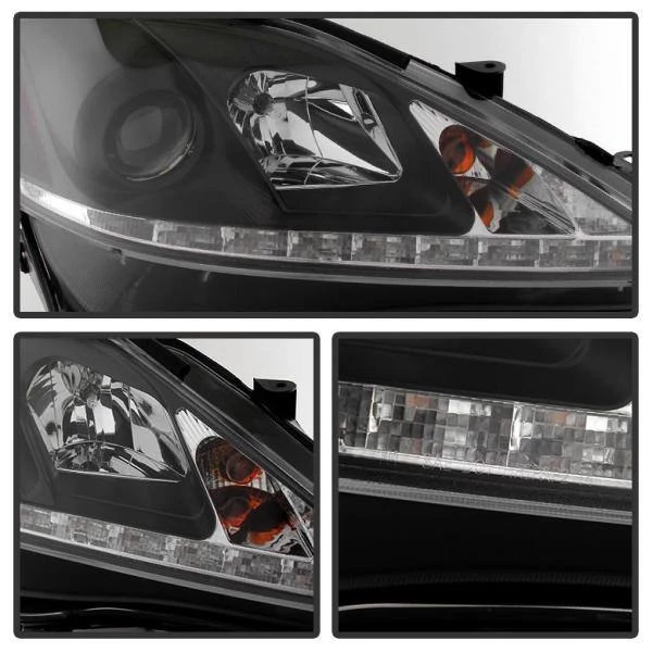 Spyder Auto Lexus IS 250/350 2006-2010 Projector Headlights - DRL - Black 4 Spyder Auto Lexus IS 250/350 2006-2010 Projector Headlights - DRL - Black - Image 2