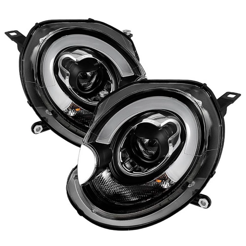 Spyder Auto Mini Cooper 2007-2012 Projector Headlights - Halogen Model Only ( Not Compatible With Xenon/HID Model ) - DRL - Black 3 Spyder Auto Mini Cooper 2007-2012 Projector Headlights - Halogen Model Only ( Not Compatible With Xenon/HID Model ) - DRL - Black