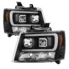 Spyder Auto Chevy Suburban 1500/2500 07-14 / Chevy Tahoe 07-14 / Avalanche 07-14 Version 2 Projector Headlight- Light Bar DRL - Blk -Automotive Sales spyder auto car lights 5082565 64 1000