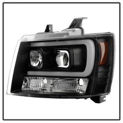 Spyder Auto Chevy Suburban 1500/2500 07-14 / Chevy Tahoe 07-14 / Avalanche 07-14 Version 2 Projector Headlight- Light Bar DRL - Blk -Automotive Sales spyder auto car lights 5082565 c3 1000