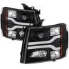 Spyder Auto Chevy Silverado 1500 07-13 / 2500HD/3500HD 07-14 Version 3 Projector Headlights - LED DRL - Black -Automotive Sales spyder auto car lights 5083609 64 1000