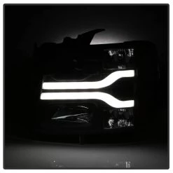 Spyder Auto Chevy Silverado 1500 07-13 / 2500HD/3500HD 07-14 Version 3 Projector Headlights - LED DRL - Black 18 Spyder Auto Chevy Silverado 1500 07-13 / 2500HD/3500HD 07-14 Version 3 Projector Headlights - LED DRL - Black -Automotive Sales spyder auto car lights 5083609 fa 1000
