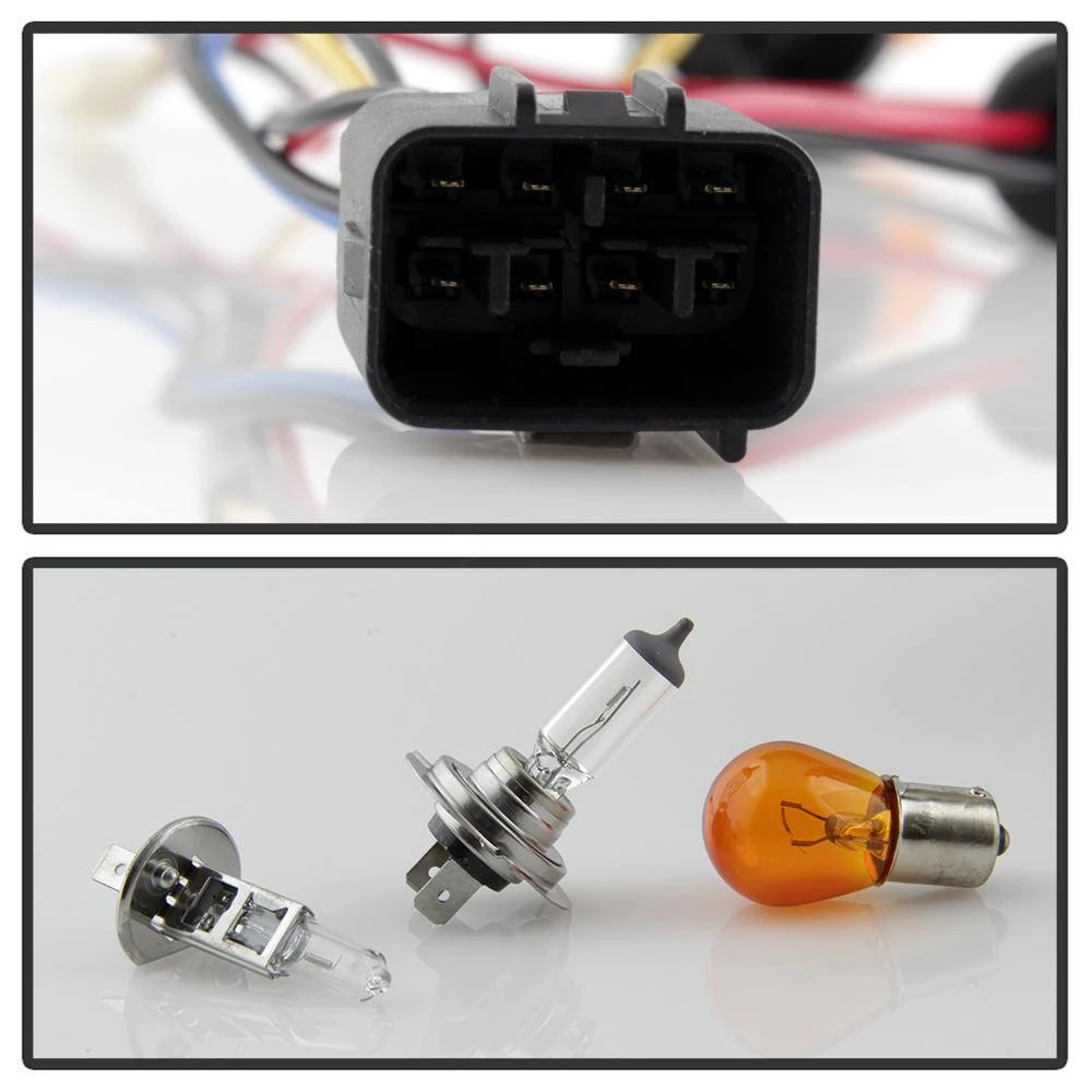 Spyder Auto Subaru Impreza WRX 2008-2014 Projector Headlights - Halogen Model Only - Light Bar DRL - Black 9 Spyder Auto Subaru Impreza WRX 2008-2014 Projector Headlights - Halogen Model Only - Light Bar DRL - Black - Image 7