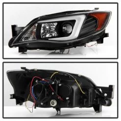 Spyder Auto Subaru Impreza WRX 2008-2014 Projector Headlights - Halogen Model Only - Light Bar DRL - Black 14 Spyder Auto Subaru Impreza WRX 2008-2014 Projector Headlights - Halogen Model Only - Light Bar DRL - Black -Automotive Sales spyder auto car lights 5083944 c3 1000
