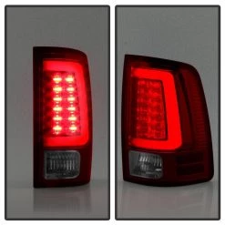 Spyder Auto Dodge Ram 1500 09-18 / Ram 2500/3500 10-18 Light Bar LED Tail Lights -( Not Compatible With LED Model ) - Red Clear -Automotive Sales spyder auto car lights 5084040 66 1000