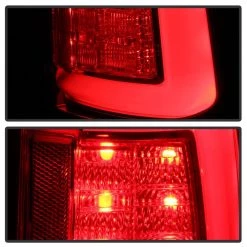 Spyder Auto Dodge Ram 1500 09-18 / Ram 2500/3500 10-18 Light Bar LED Tail Lights -( Not Compatible With LED Model ) - Red Clear -Automotive Sales spyder auto car lights 5084040 76 1000