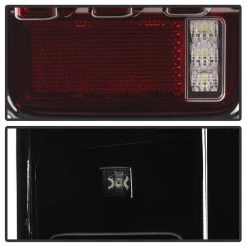 Spyder Auto Jeep Wrangler (JK JKU) 07-18 Version 2 Light Bar Sequential Turn Signal LED Tail Lights - Red Clear -Automotive Sales spyder auto car lights 5084798 1f 1000