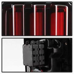 Spyder Auto Jeep Wrangler (JK JKU) 07-18 Version 2 Light Bar Sequential Turn Signal LED Tail Lights - Red Clear -Automotive Sales spyder auto car lights 5084798 4f 1000