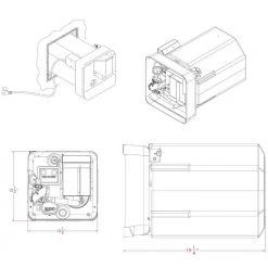Suburban 6 Gal. Direct Spark Ignition Combo Gas and Electric Water Heater -Automotive Sales suburban rv accessories 5239a 4f 1000