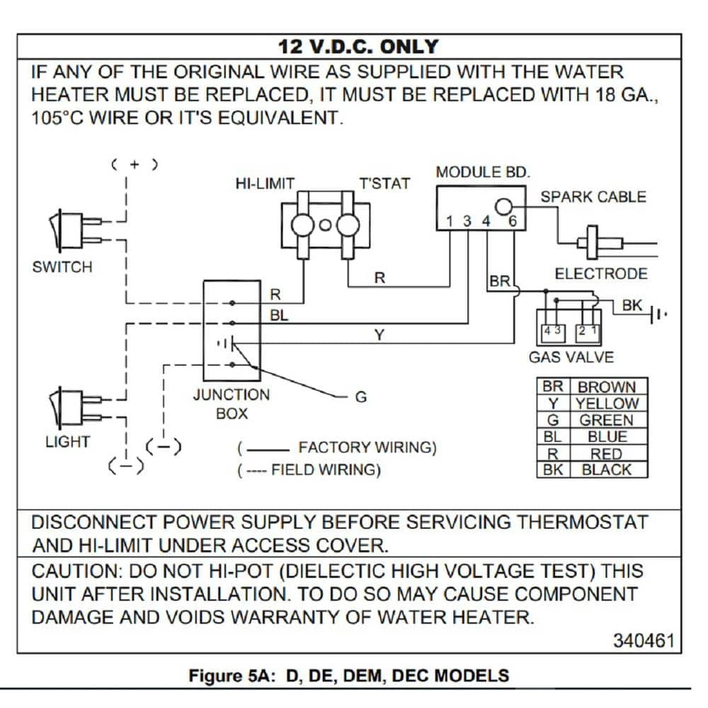 Suburban 10 Gal. Direct Spark Ignition Combo Gas and Electric Water Heater 3 Suburban 10 Gal. Direct Spark Ignition Combo Gas and Electric Water Heater - Image 2