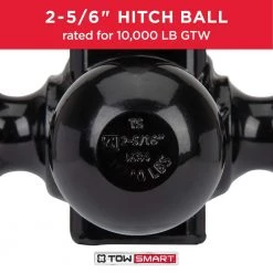 TowSmart Class 3 Up to 10,000 lb. 1-7/8 in., 2 in, and 2-5/16 in. Ball Diameters TriBall Adjustable Trailer Hitch Ball Mount -Automotive Sales towsmart ball mounts 1166 1f 1000