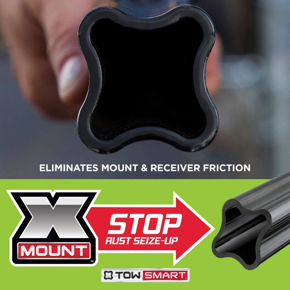 TowSmart Class 3 5,000 lb. 5-1/4 in. Drop, 4 in. Rise, 1 in. Shank X-Mount Reversible Trailer Hitch Ball Mount 9 TowSmart Class 3 5,000 lb. 5-1/4 in. Drop, 4 in. Rise, 1 in. Shank X-Mount Reversible Trailer Hitch Ball Mount - Image 8