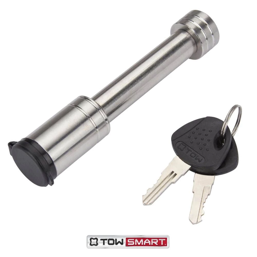 TowSmart 2.75 in. Stainless Barrel Style Receiver Hitch Pin Lock with Sleeve 12 TowSmart 2.75 in. Stainless Barrel Style Receiver Hitch Pin Lock with Sleeve - Image 10
