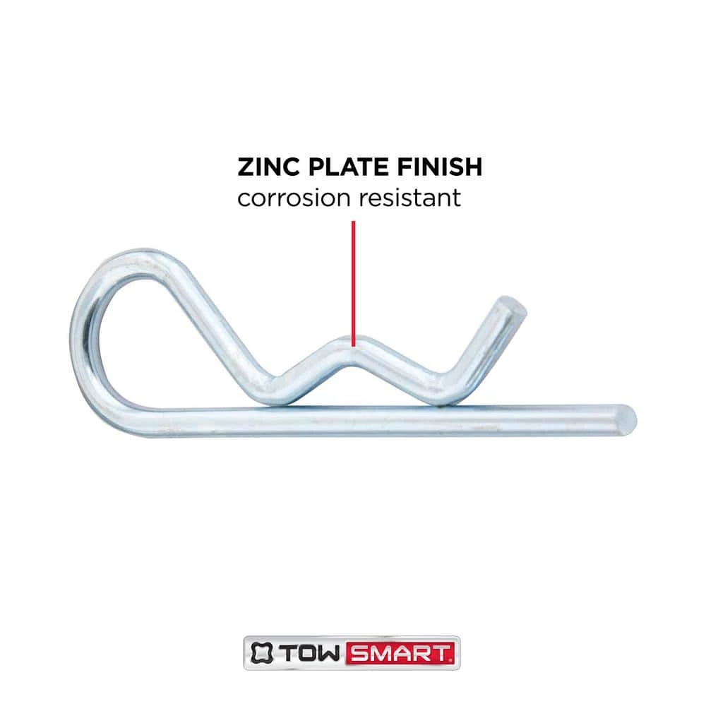 TowSmart Steel Hitch Pin Clips (3-Pack) 4 TowSmart Steel Hitch Pin Clips (3-Pack) - Image 2