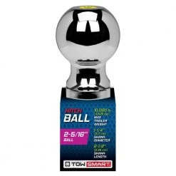 TowSmart Class 4 10,000 lb. 2-5/16 in. Ball Diameter, 1-1/4 in. Shank Diameter, 2-1/2 in. Shank Length Chrome Trailer Hitch Ball -Automotive Sales towsmart hitch balls 1240 40 1000