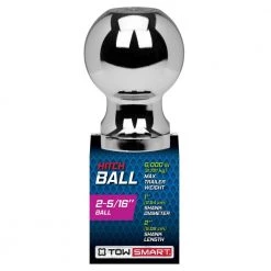 TowSmart Class 4 6,000 lb. 2-5/16 in. Ball Diameter, 1 in. Shank Diameter, 2 in. Shank Length Chrome Trailer Hitch Ball -Automotive Sales towsmart hitch balls 714 40 1000