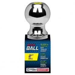 TowSmart Class 4 10,000 lb. 2 in. Ball Diameter, 1-1/4 in. Shank Diameter, 2-1/2 in. Shank Length Chrome Trailer Hitch Ball -Automotive Sales towsmart hitch balls 722 40 1000