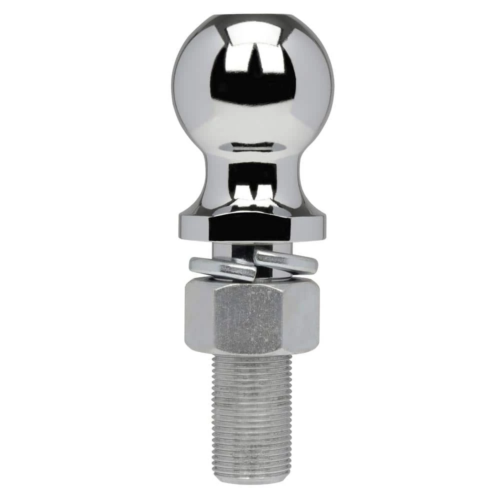 TowSmart Class 3 5,000 lb. 2 in. Ball Diameter, 1 in. Shank Diameter, 3 in. Shank Length Chrome Trailer Hitch Ball 3 TowSmart Class 3 5,000 lb. 2 in. Ball Diameter, 1 in. Shank Diameter, 3 in. Shank Length Chrome Trailer Hitch Ball