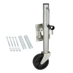 TowSmart 1,000 lb. Capacity, Side Wind, Swing Down, Bolt On Trailer Jack - 10 in. lift