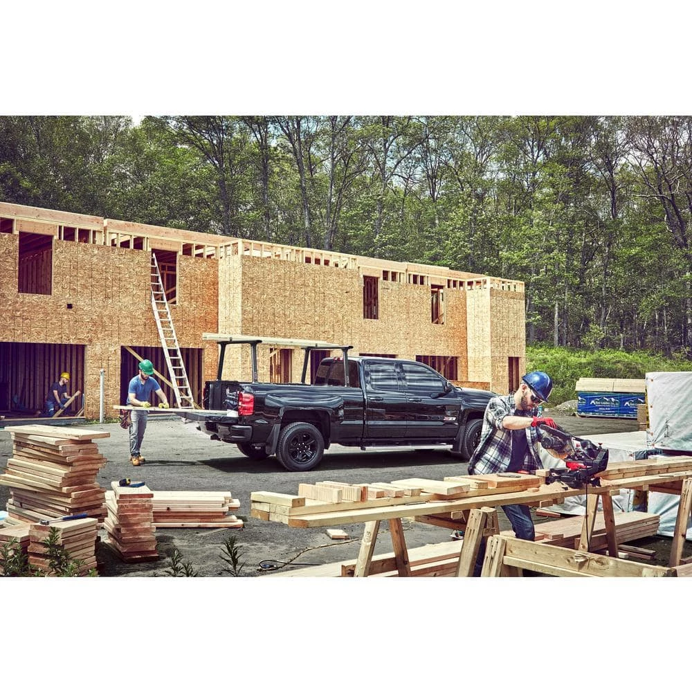 TracRac TracONE Universal Truck Bed Ladder Rack 800 lbs. Capacity Black Powder Coat Finish 11 TracRac TracONE Universal Truck Bed Ladder Rack 800 lbs. Capacity Black Powder Coat Finish - Image 9