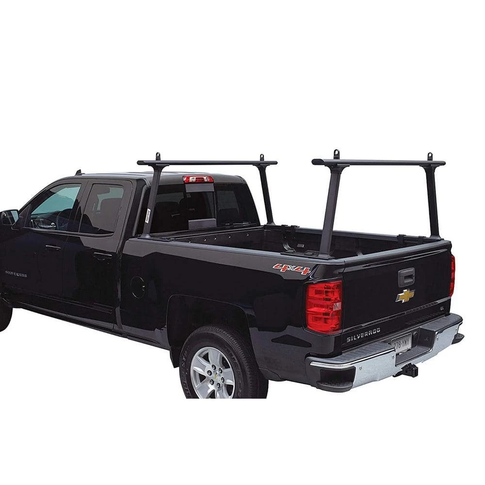 TracRac TracONE Universal Truck Bed Ladder Rack 800 lbs. Capacity Black Powder Coat Finish 3 TracRac TracONE Universal Truck Bed Ladder Rack 800 lbs. Capacity Black Powder Coat Finish