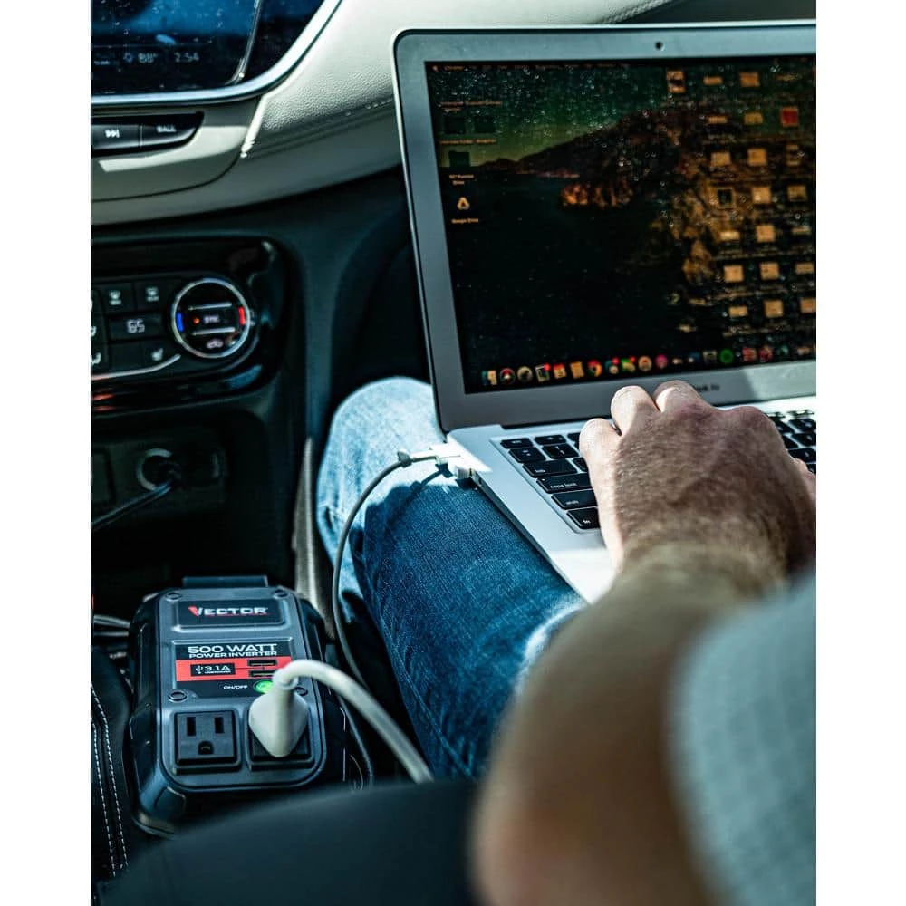 Vector 500 Watt Power Inverter, Dual Power Inverter, Two USB Charging Ports 11 Vector 500 Watt Power Inverter, Dual Power Inverter, Two USB Charging Ports - Image 9