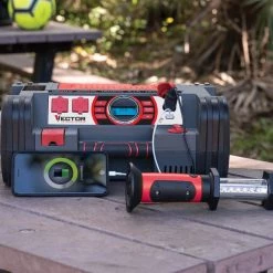 Vector 1200 Peak Amp Jump Starter, Dual Power Inverter, 120 PSI Air Compressor, USB Charging Port, Rechargeable 13 Vector 1200 Peak Amp Jump Starter, Dual Power Inverter, 120 PSI Air Compressor, USB Charging Port, Rechargeable -Automotive Sales vector jump starters pprh5v 1f 1000