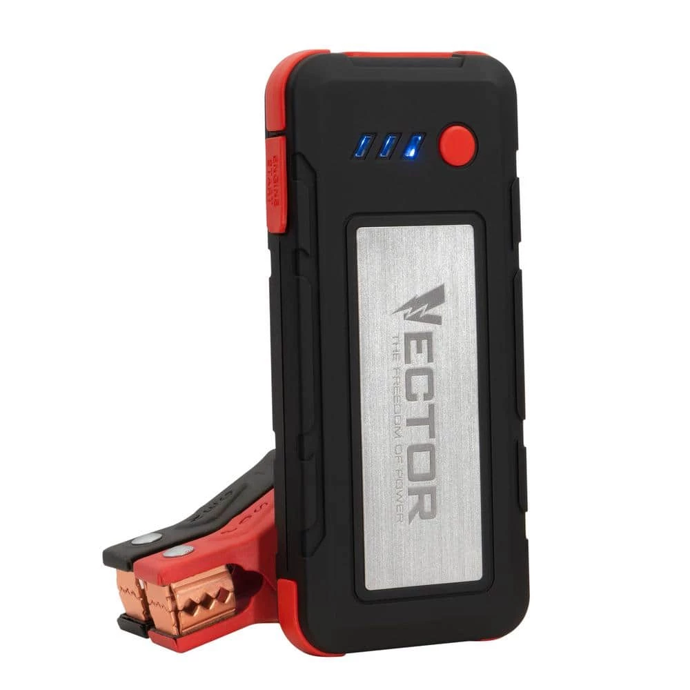 Vector 1000 Peak Amp Jump Starter, Dual USB, Rechargeable 3 Vector 1000 Peak Amp Jump Starter, Dual USB, Rechargeable