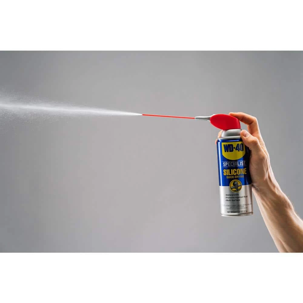 WD-40 SPECIALIST 11 oz. Silicone, Quick-Drying Lubricant with Smart Straw Spray 8 WD-40 SPECIALIST 11 oz. Silicone, Quick-Drying Lubricant with Smart Straw Spray - Image 6