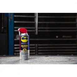 WD-40 SPECIALIST 11 oz. Silicone, Quick-Drying Lubricant with Smart Straw Spray 16 WD-40 SPECIALIST 11 oz. Silicone, Quick-Drying Lubricant with Smart Straw Spray -Automotive Sales wd 40 specialist lubricants 300012 4f 1000